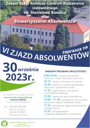 VI zjazd absolwentów ZSCKU w Kościelcu