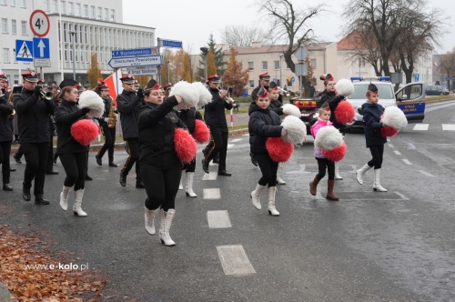 Koło uczciło Święto Niepodległości - mieszkańcy i delegacje we wspólnym pochodzie [FOTO]