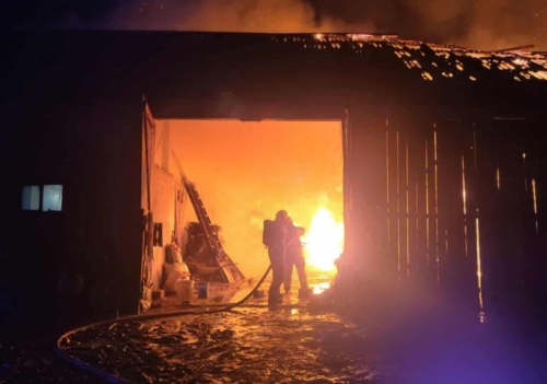 Ogień w gospodarstwie w Tarnówce - służby badają sprawę. To było podpalenie?