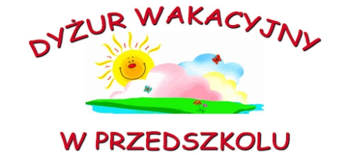 Harmonogram dyżurów wakacyjnych przedszkoli miejskich