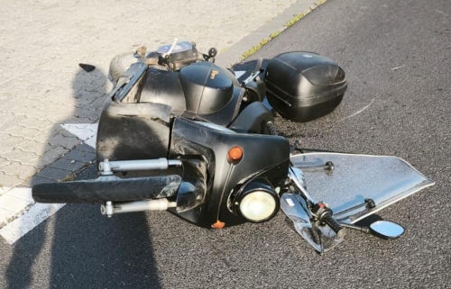 Motocyklista po alkoholu spowodował wypadek. Promile przerażają!