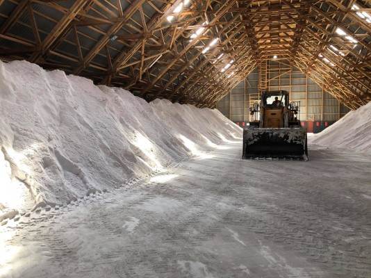 Nowy magazyn pomieści 35 000 ton soli drogowej