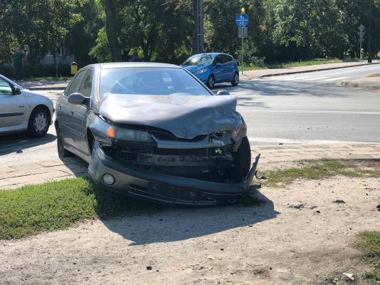 Wymuszenie pierwszeństwa i znów stłuczka