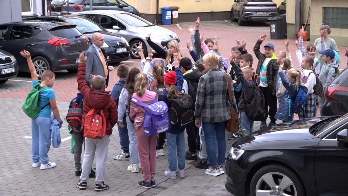 Wizyta uczniów w Urzędzie Gminy Kościelec