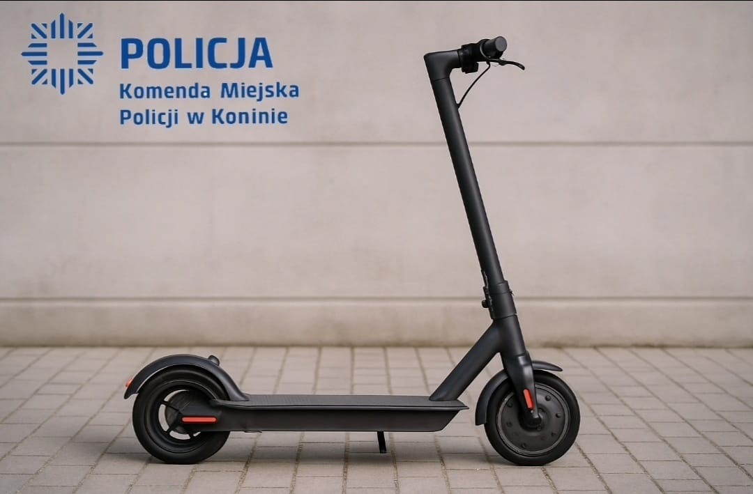 Nietrzeźwy kierowca hulajnogi zatrzymany przez policjantów