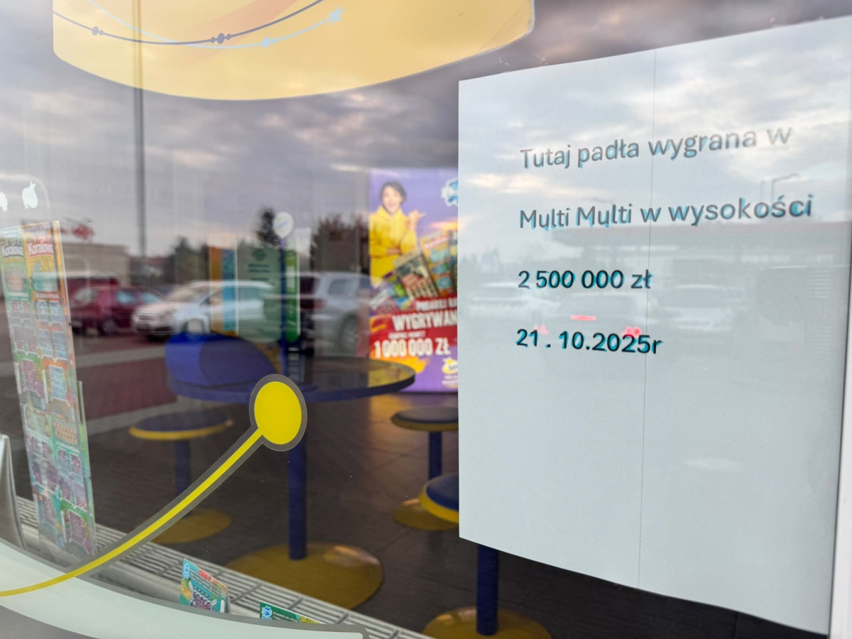 To w tym punkcie Lotto w Kole padła wielka wygrana