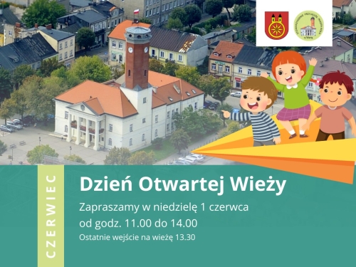 Dzień Otwartej Wieży w Ratuszu Miejskim w Kole z okazji Dnia Dziecka