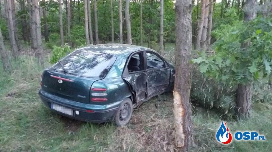 Stracił panowanie nad pojazdem i wjechał w las