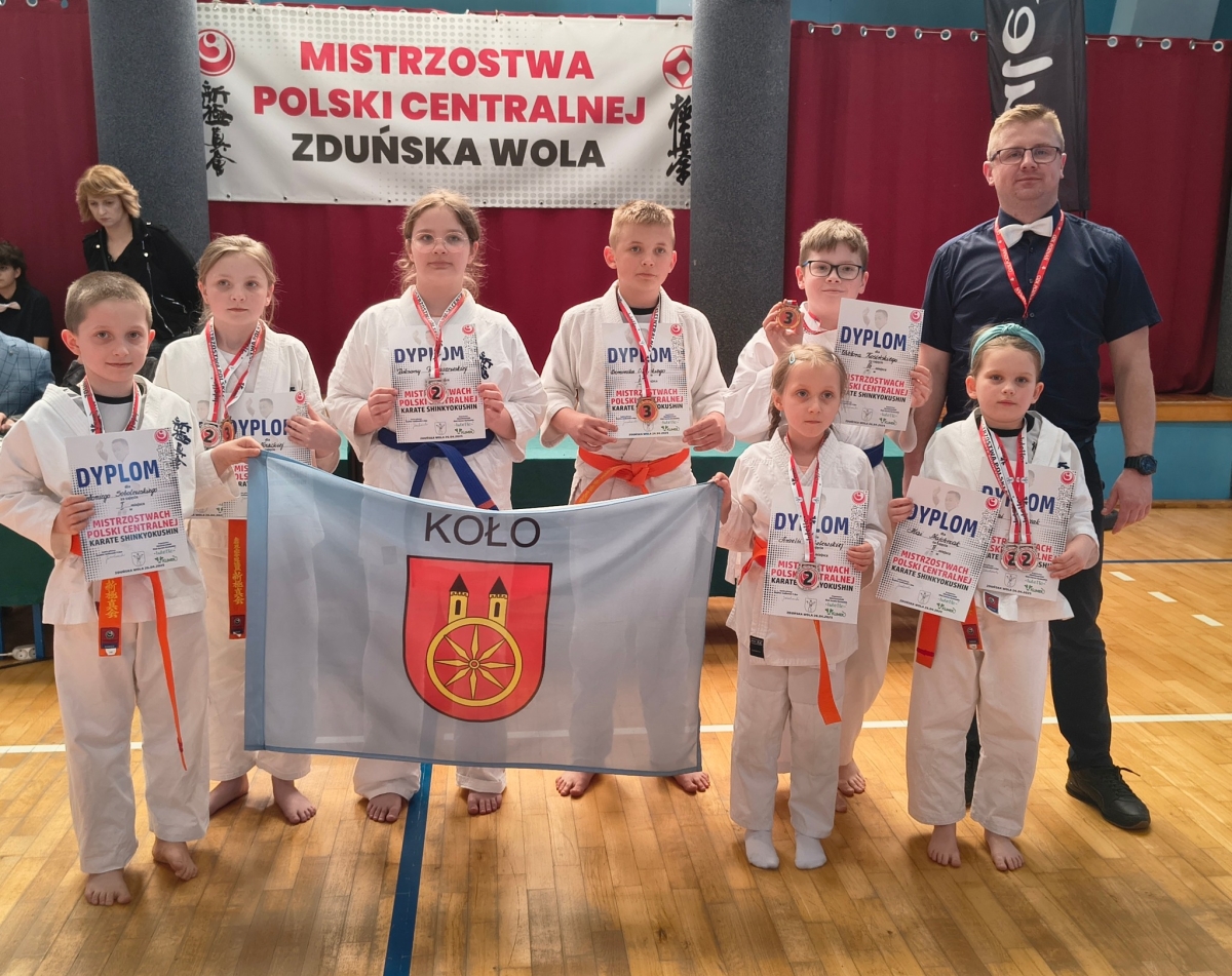 Medale na Mistrzostwach Polski Centralnej w Zduńskiej Woli