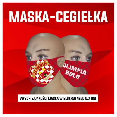 Maseczka - Cegiełka od Olimpii Koło