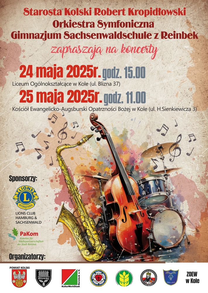 Koncerty Orkiestry Symfonicznej w Kole