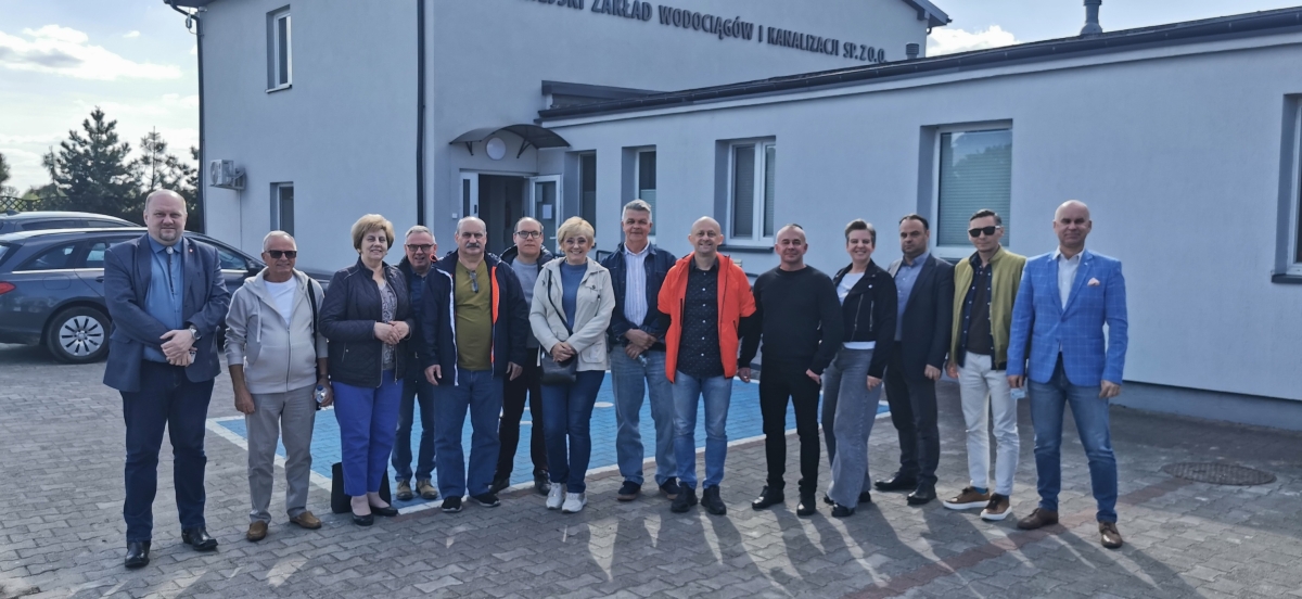 Radni miejscy z wizytą w MZWiK: inwestycje w centrum uwagi