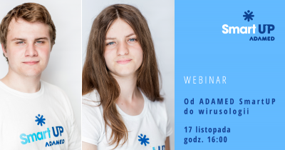 Webinar dla uczniów szkół średnich - dowiedz się, jak zdobyć stypendium finansowe ADAMED