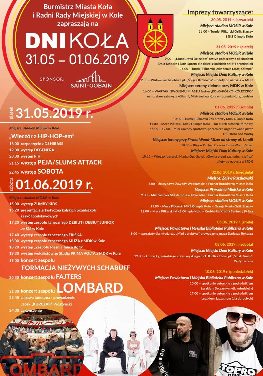 Dni Koła podzielone na dwa dni. [PROGRAM]