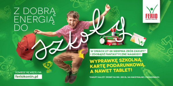 Wróć do szkoły z dobrą energią i… nagrodami!