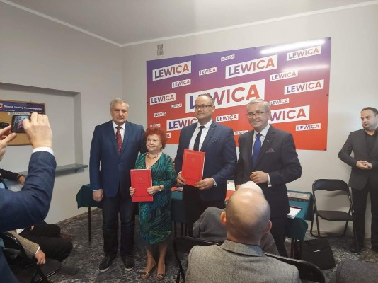 Lewica otwiera swoje nowe biuro. Na otwarciu wielu gości