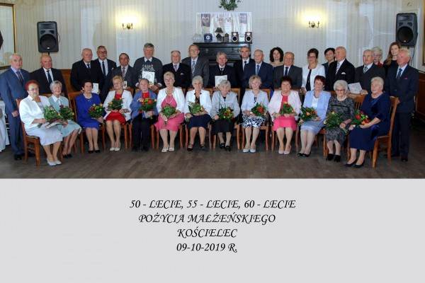 Jubileusz 50-lecia Pożycia Małżeńskiego w Kościelcu