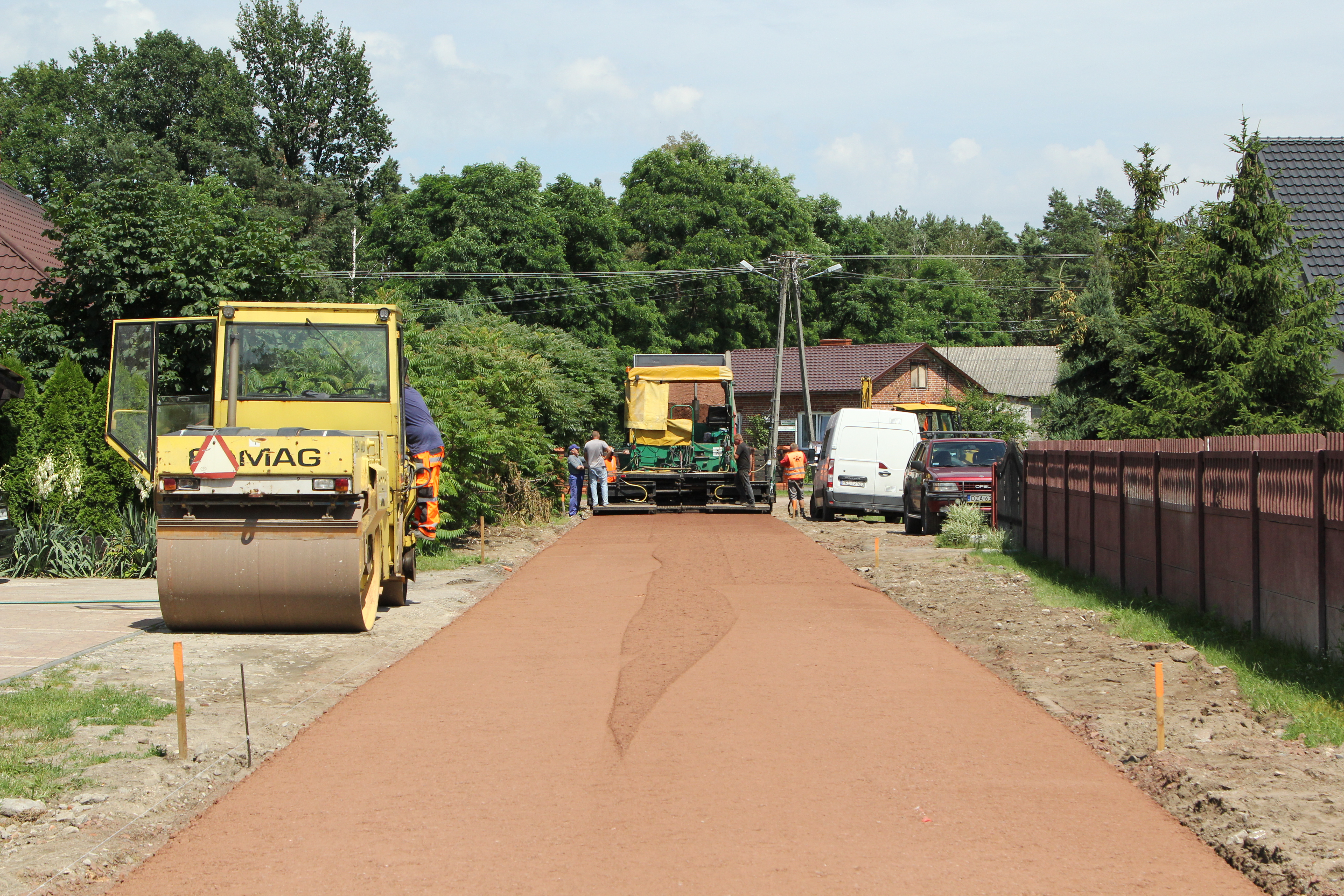 Kościelec- Nowe drogi w Ruszkowie Drugim.