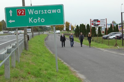 Nowa nawierzchni drogi serwisowej w Straszkowie gm. Kościelec