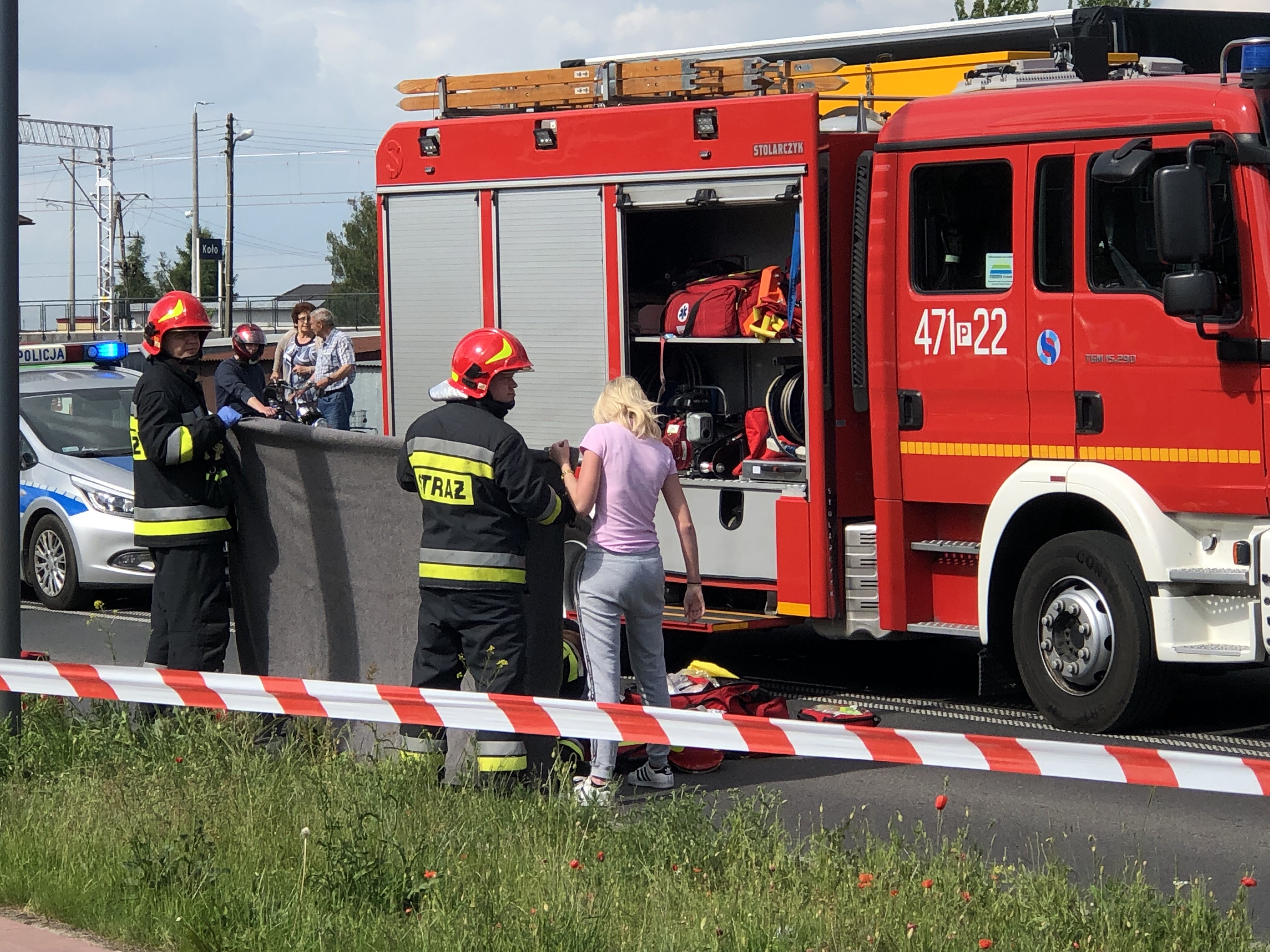 Potrącenie dziecka na ul. Opałki.Chłopiec zabrany śmigłowcem