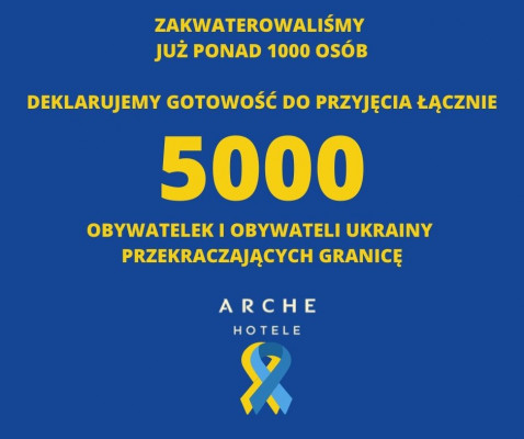 Grupa Arche deklaruje gotowość przyjęcia 5000 osób, uchodźców z Ukrainy