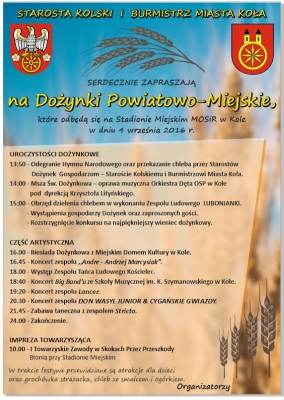 Dożynki Powiatowo-Miejskie 2016