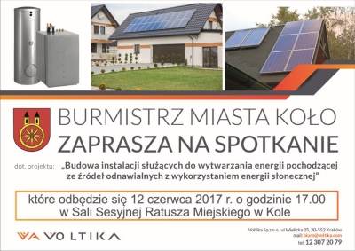 Spotkanie nt. budowy instalacji do wytwarzania energii z OZE