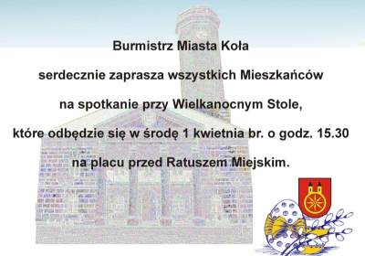 Burmistrz zaprasza Mieszkańców!