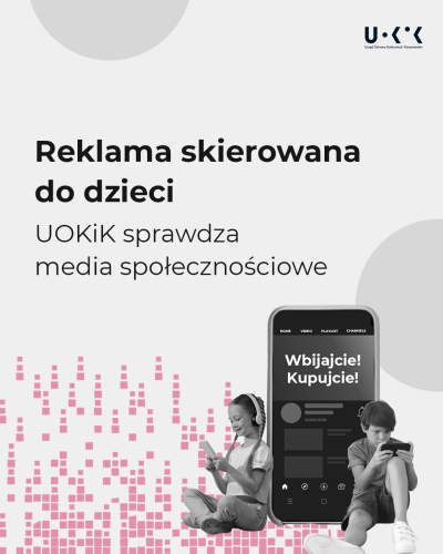 UOKiK bierze na cel agresywną reklamę do dzieci w socialach