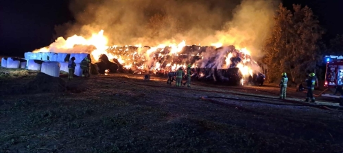 Duży pożar i ogromne straty finansowe! 58 strażaków walczyło z ogniem!