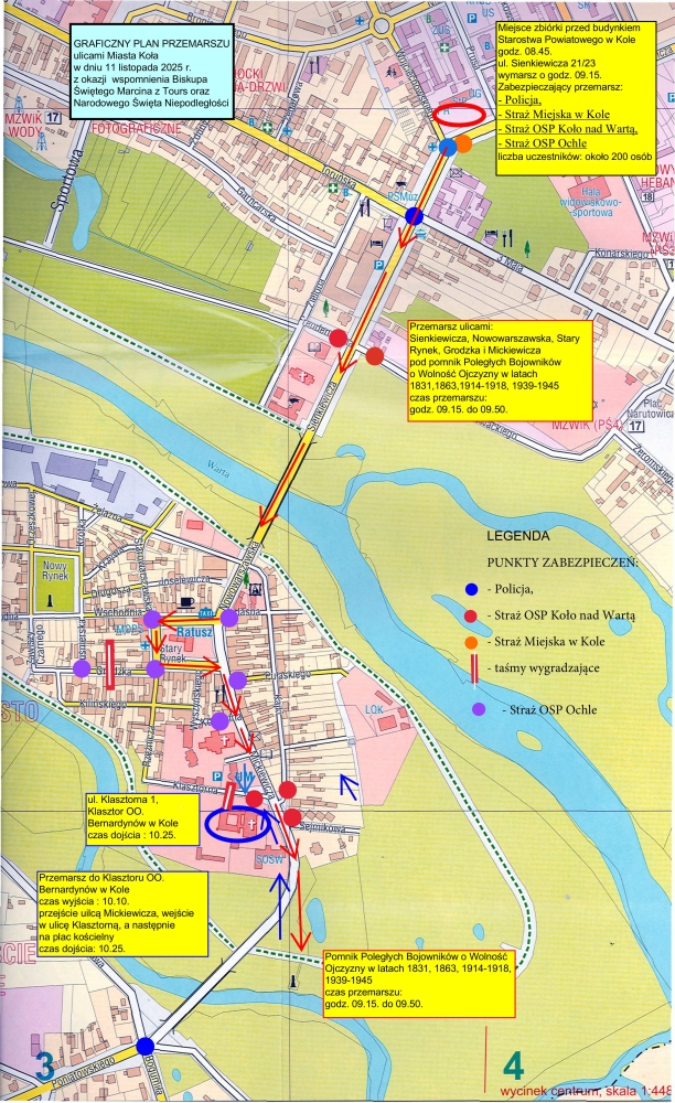 Obchody Narodowego Święta Niepodległości w Kole. Sprawdź utrudnienia w ruchu drogowym