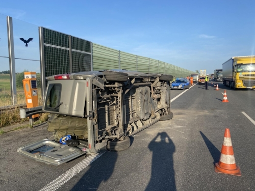 Ruch na autostradzie A2 przywrócony [ZDJĘCIA Z WYPADKU]