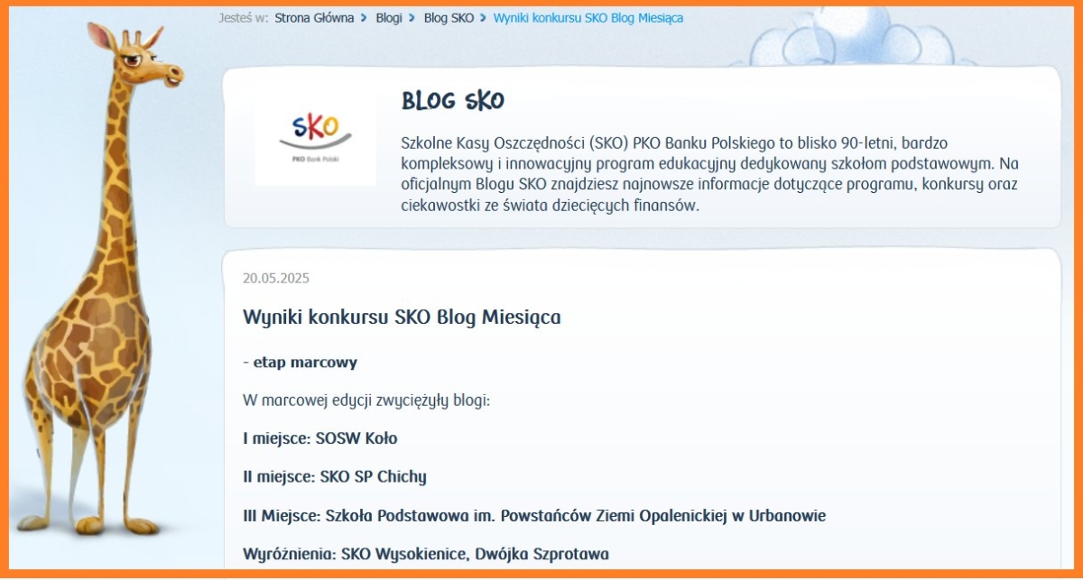 SOS-W w Kole zdobywa tytuł najlepszej szkoły w konkursie PKO BP
