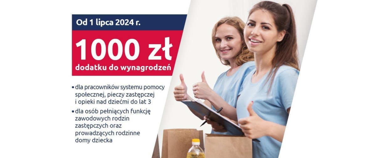 Dodatki dla pracowników pomocy społecznej już pewne. Prezydent podpisał ustawy