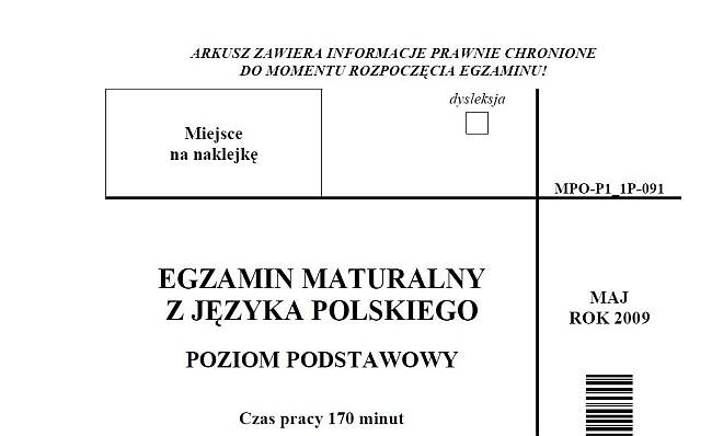 Dziś rozpoczyna się egzamin maturalny