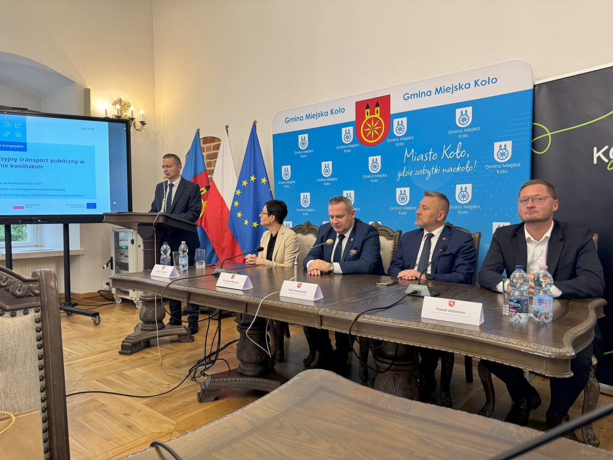 Niskoemisyjny transport publiczny w subregionie konińskim - wspólny projekt Konina i Koła [FOTO]