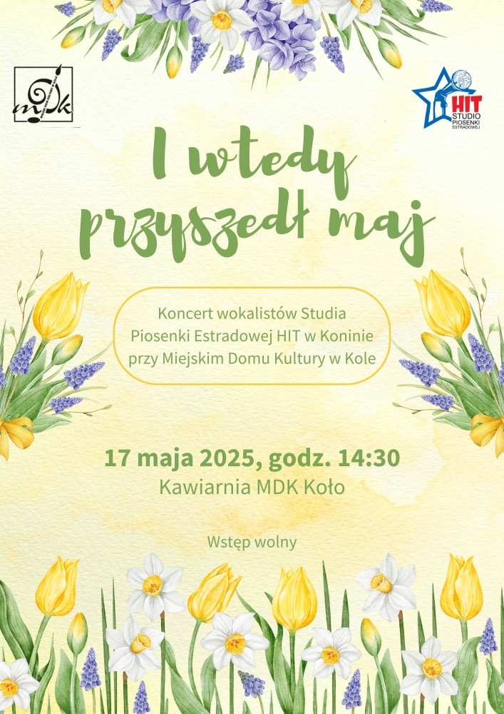 Koncert wokalistów Studia Piosenki Estradowej HIT w Kole