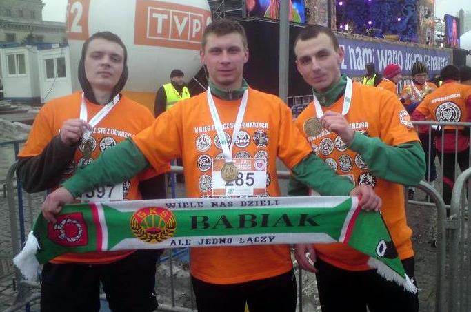 Babiaccy piłkarze pobiegli w stolicy