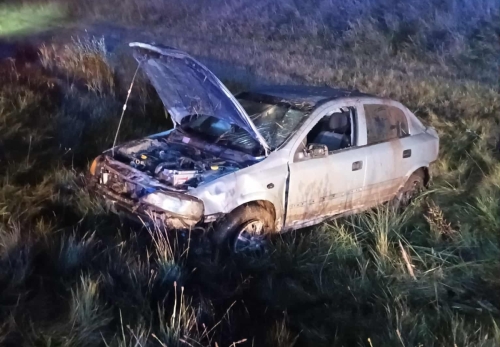 Wypadek na A2 w Leszczach. Kierowca uciekł przed przyjazdem służb