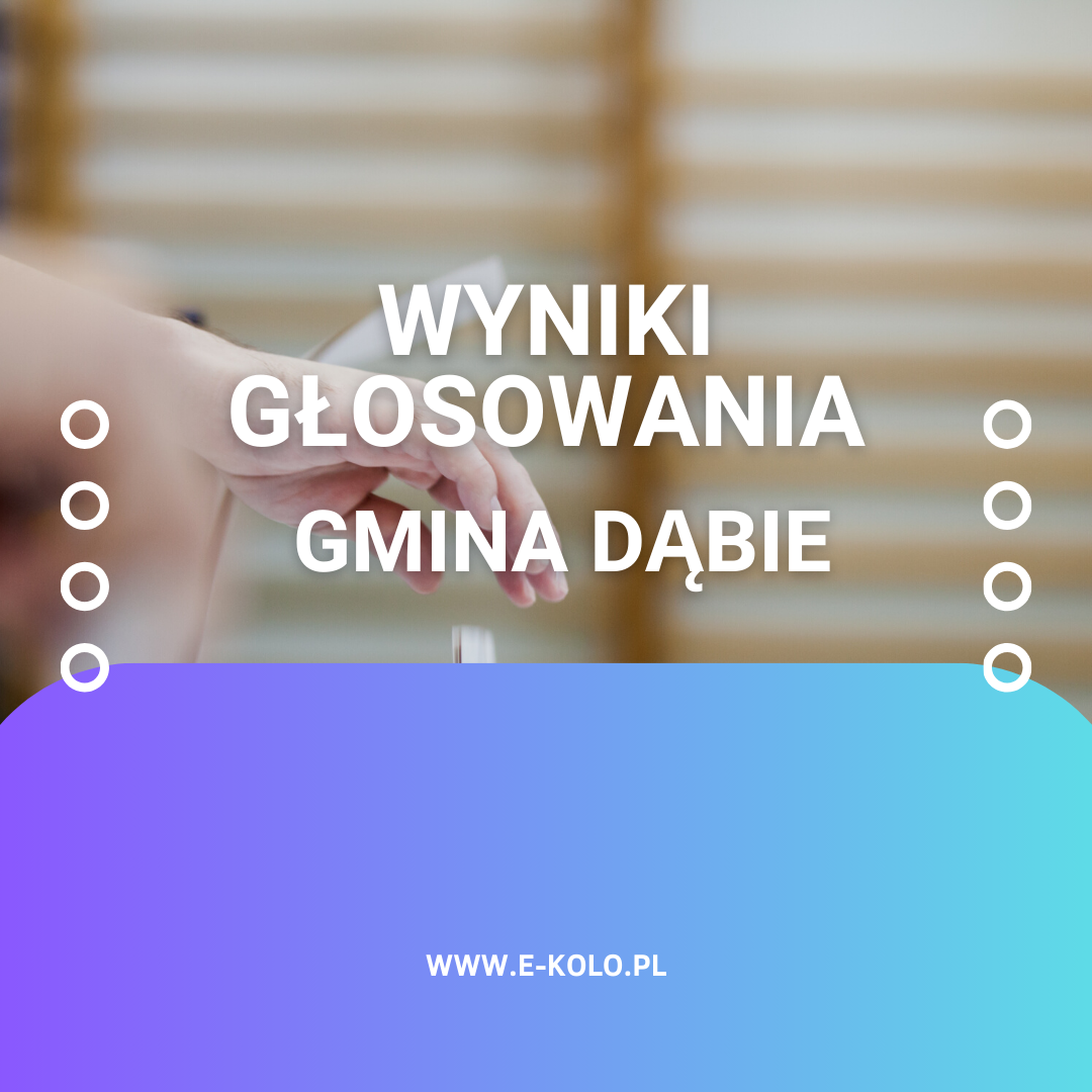 Jak głosowała Gmina Dąbie? [WYNIKI]