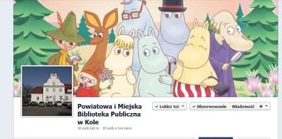 Biblioteka miejska pojawiła się na FB