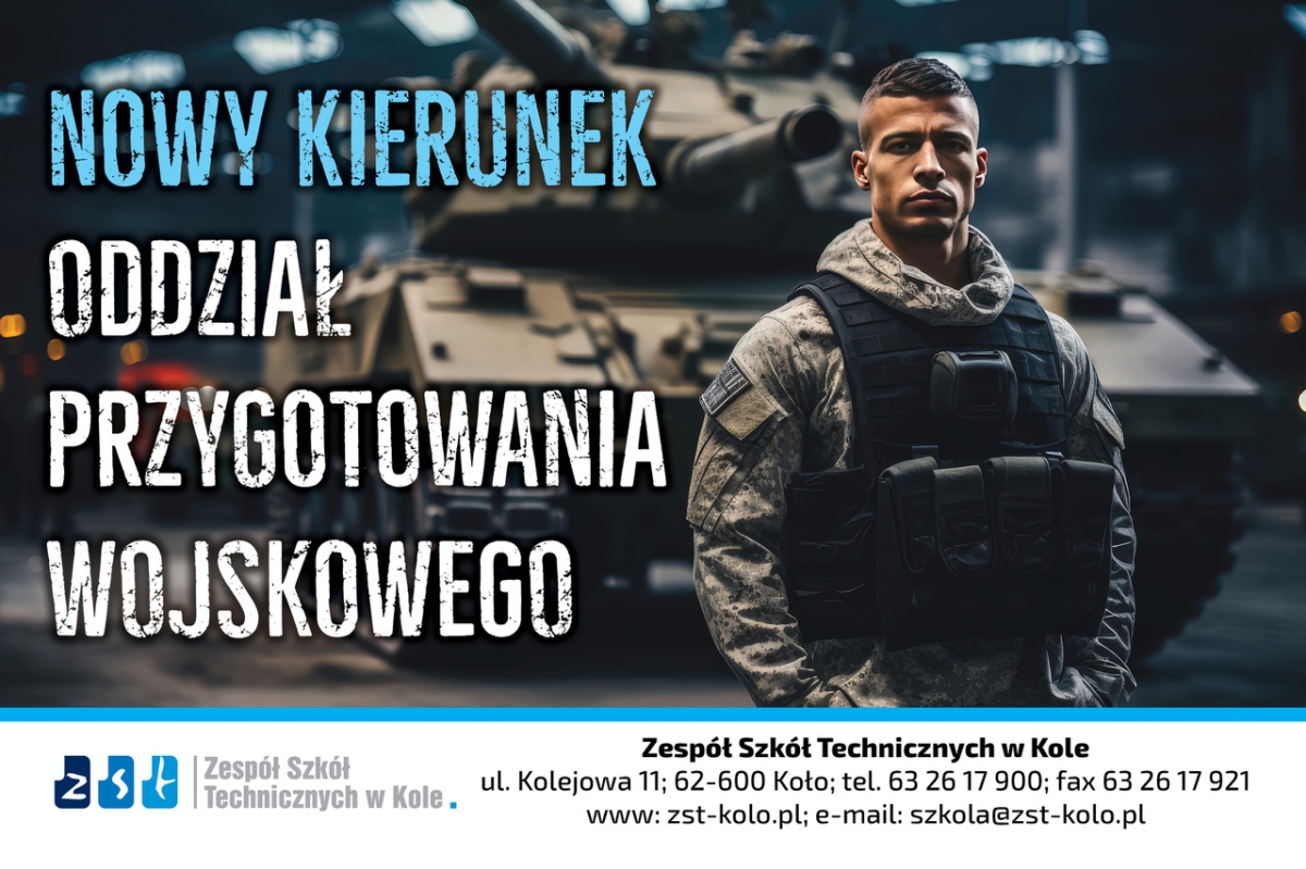 Nowy oddział Przygotowania Wojskowego w Zespole Szkół Technicznych w Kole