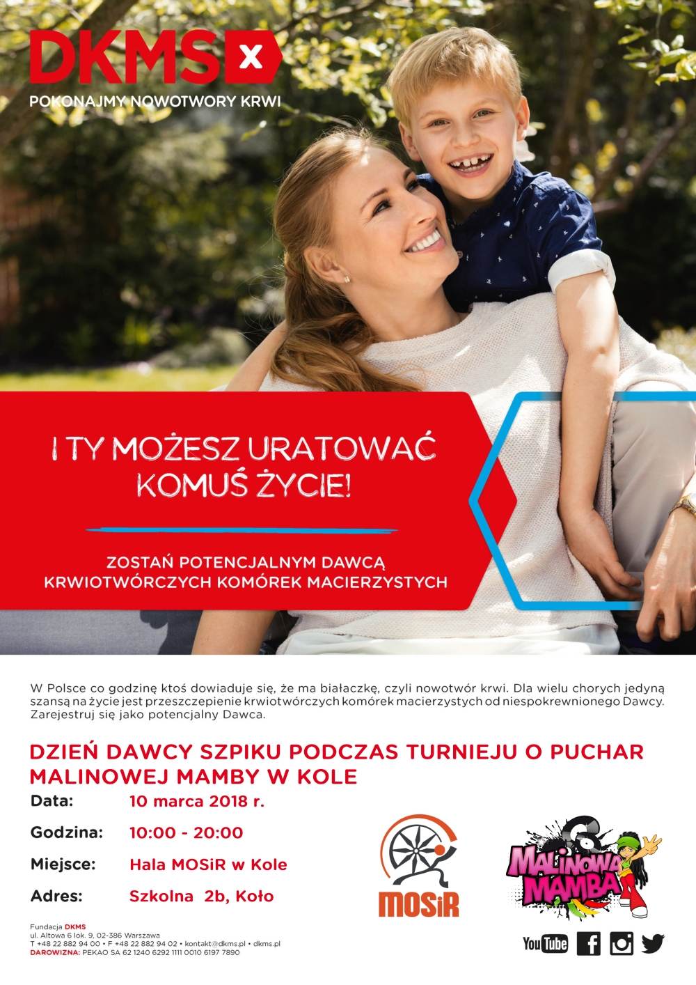 Podziel się szpikiem. Malinowa akcja wraca do Koła!