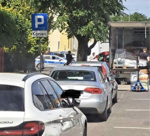 Dostawczym zniszczył trzy pojazdy - policjanci zatrzymali go w centrum miasta