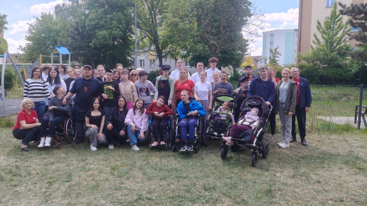 Integracja uczniów ZSCKR Powiecie z niepełnosprawnymi