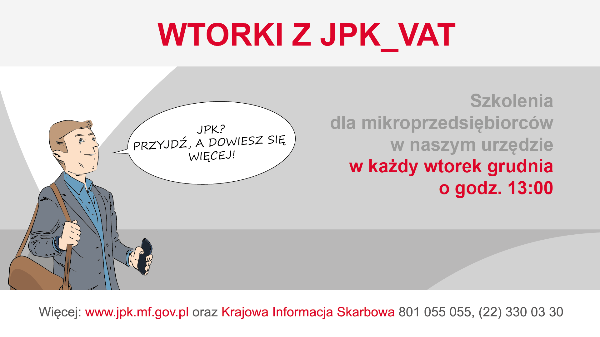 Wtorki z JPK_VAT również w grudniu