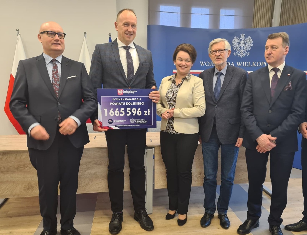 Powiat Kolski otrzymał ponad 6 milionów złotych!