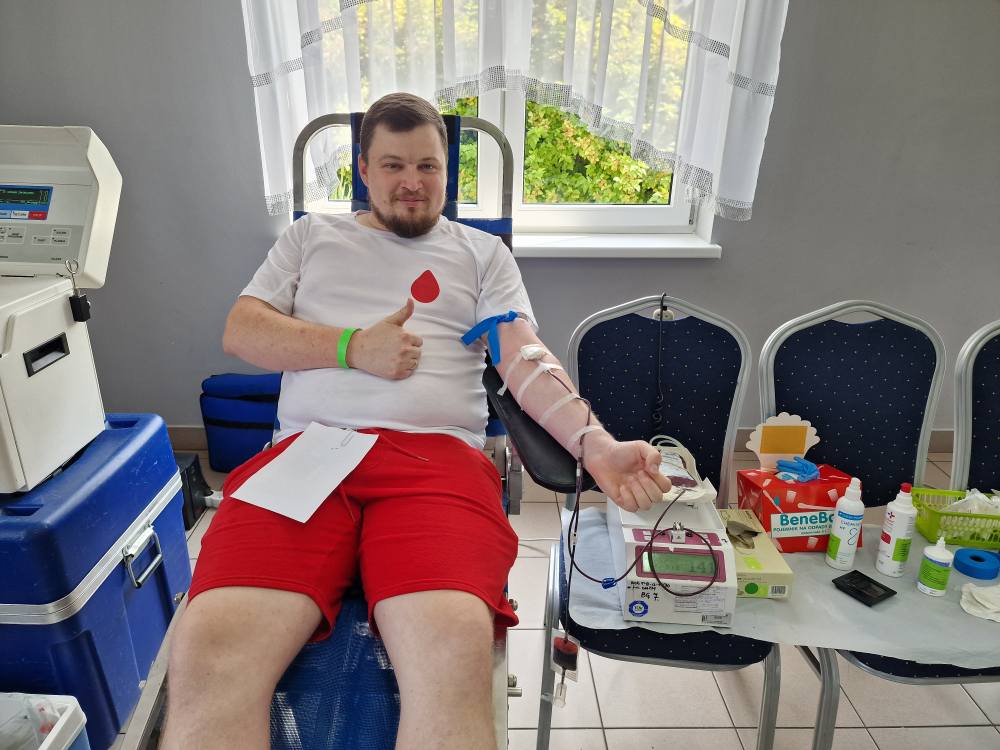 Wakacyjna akcja poboru krwi i osocza w Czołowie