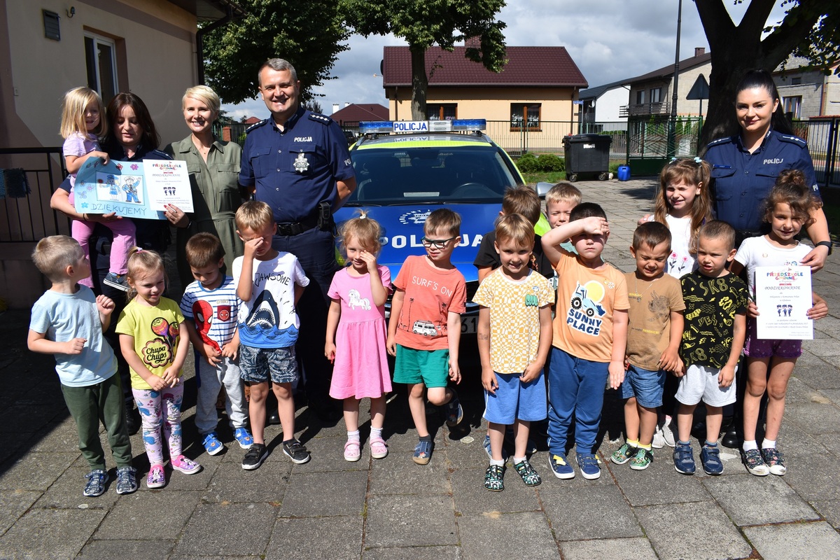 Dzień Policjanta w Przedszkolu w Przedczu