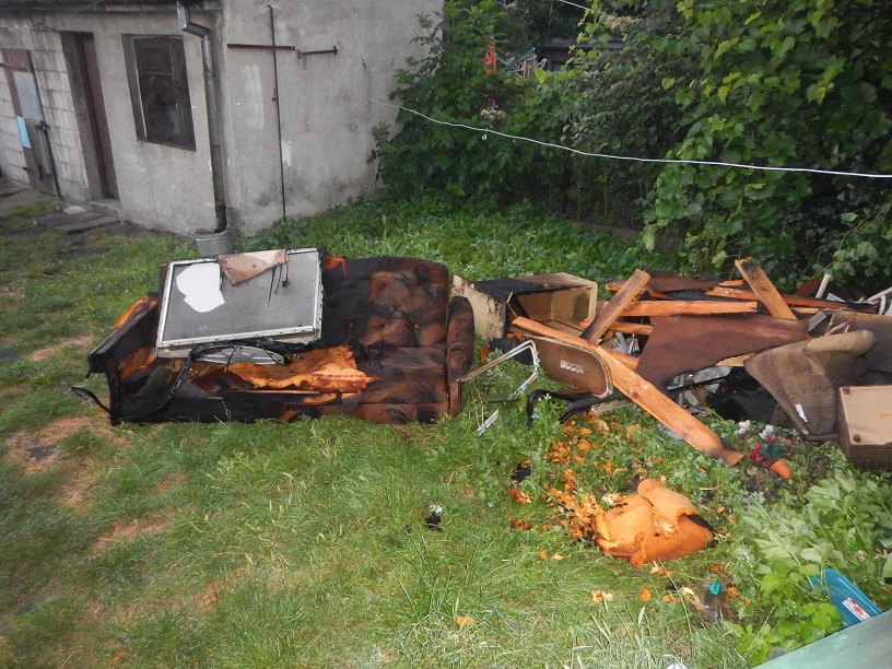 Pożar budynku mieszkalnego na ul. Kajki